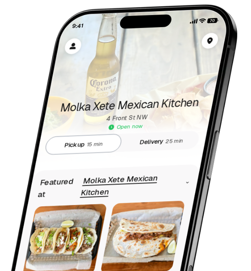Molka Xete Mexican Kitchen app preview